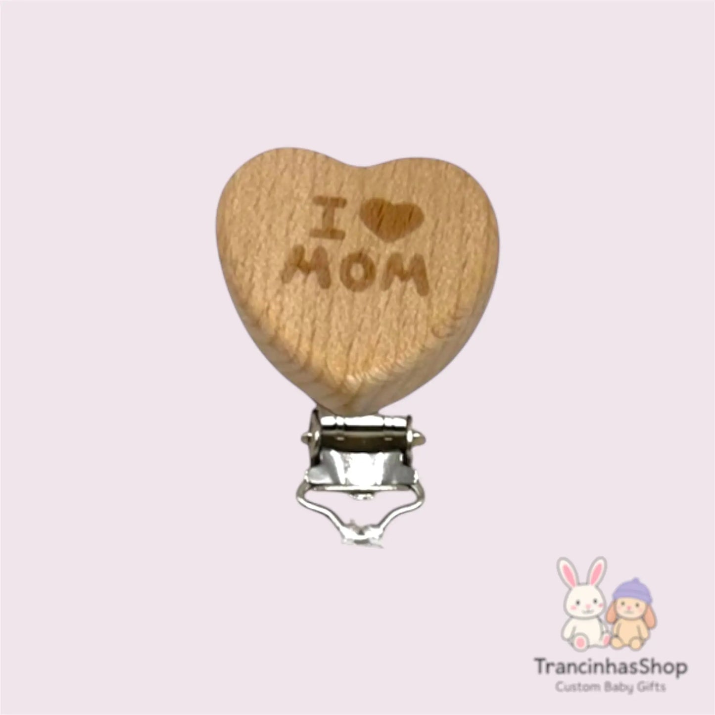 Personalisierte Schnullerkette mit Wunschname, Clip & Farbwahl🩷🩵🤍 TrancinhasShop