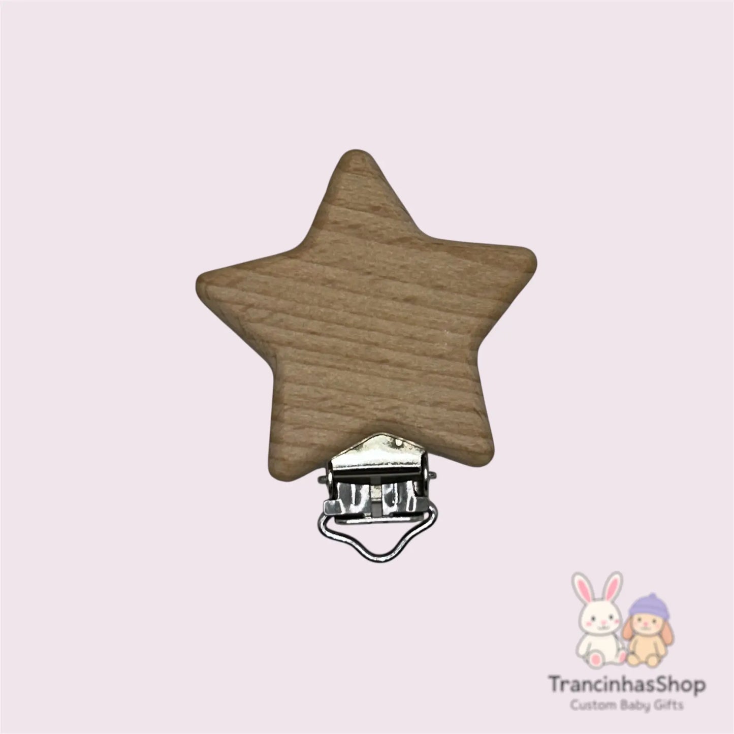 Personalisierte Schnullerkette mit Wunschname, Clip & Farbwahl🩷🩵🤍 TrancinhasShop