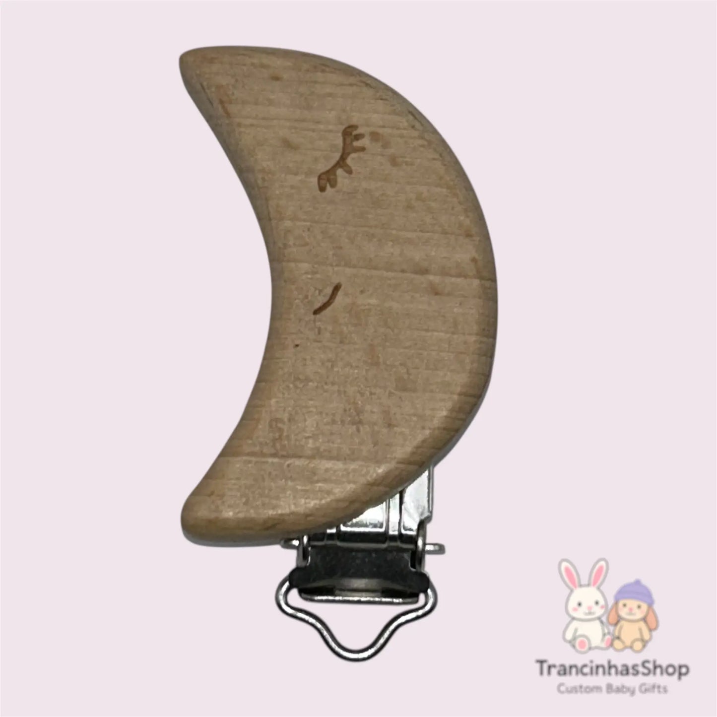 Personalisierte Schnullerkette mit Wunschname, Clip & Farbwahl🩷🩵🤍 TrancinhasShop